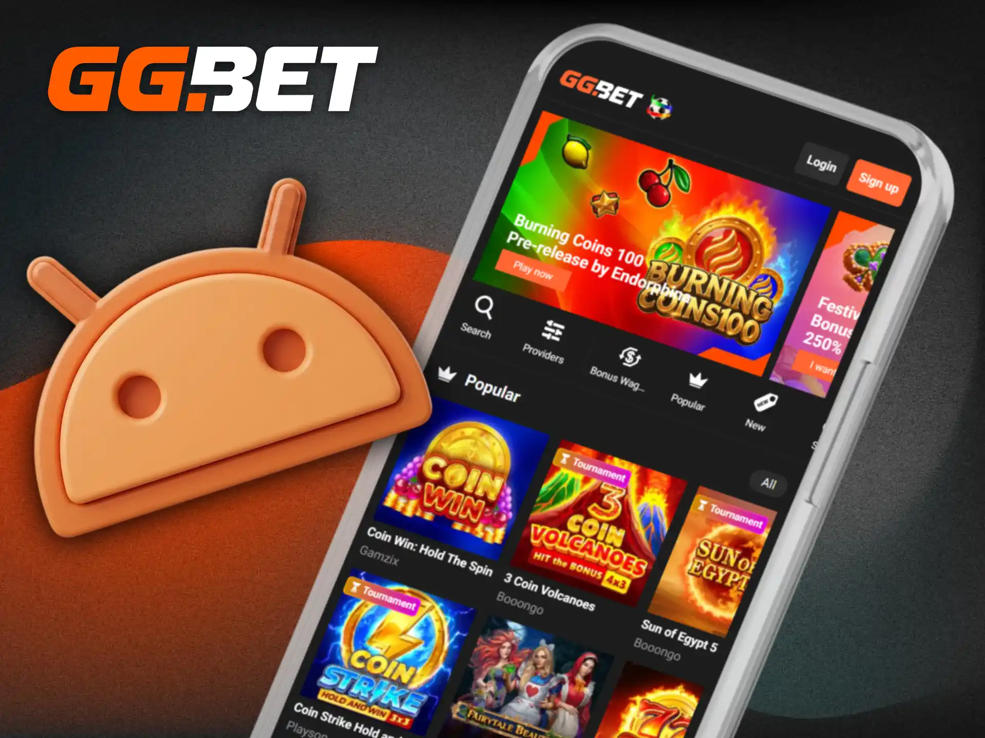 Download the secure GGBet mobile app on Android to play casino games anywhere.