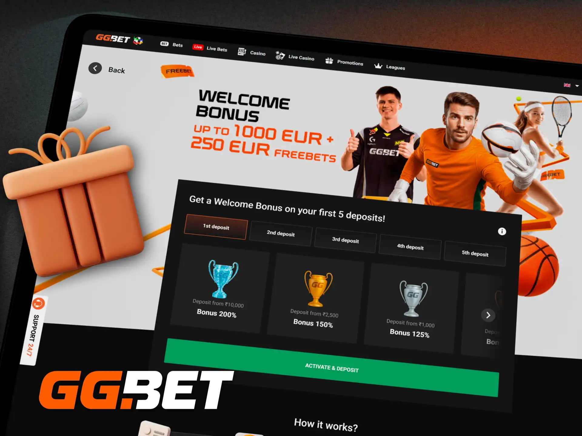 Get your freebet now and place risk-free sports bets at GGBet.