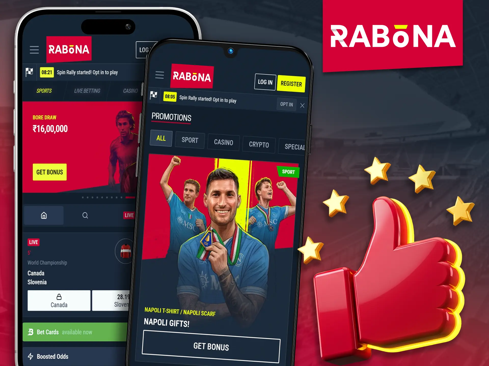 Key benefits of the Rabona app for Indian players.