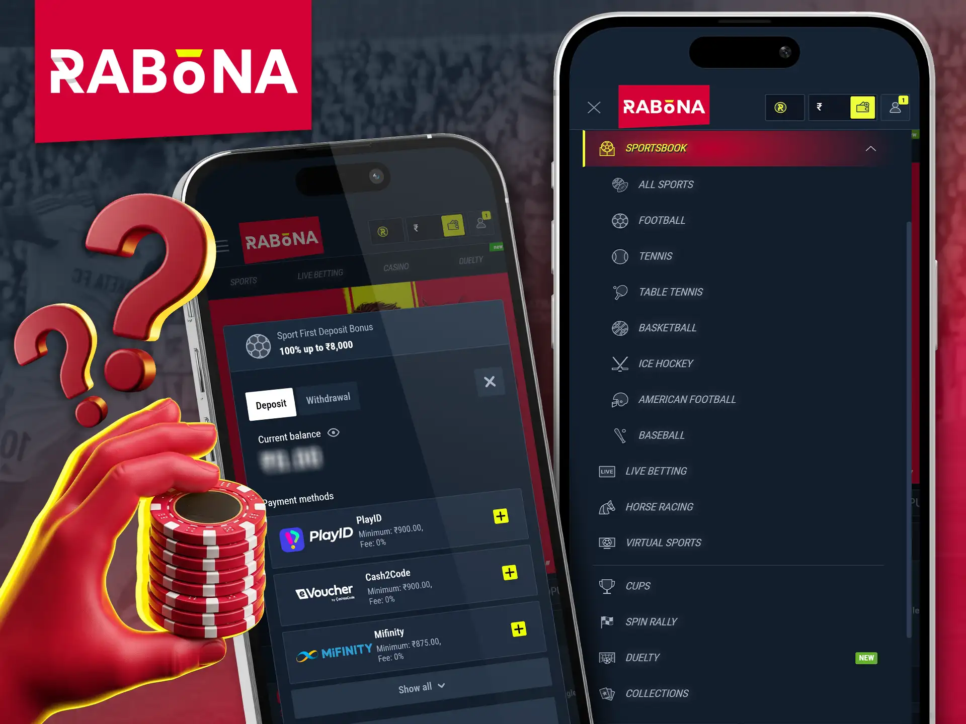 Learn how to place bets via the Rabona application.