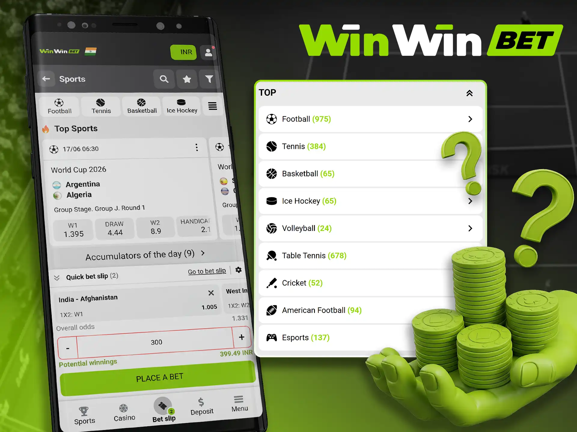 Learn the dynamic betting process inside the WinWin interface.