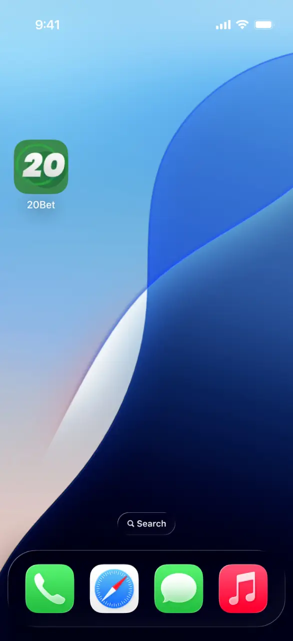 Open your profile and access the app instantly on iOS.