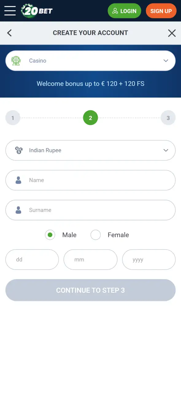 Provide personal information such as your full name, date of birth, and home address to verify your profile.