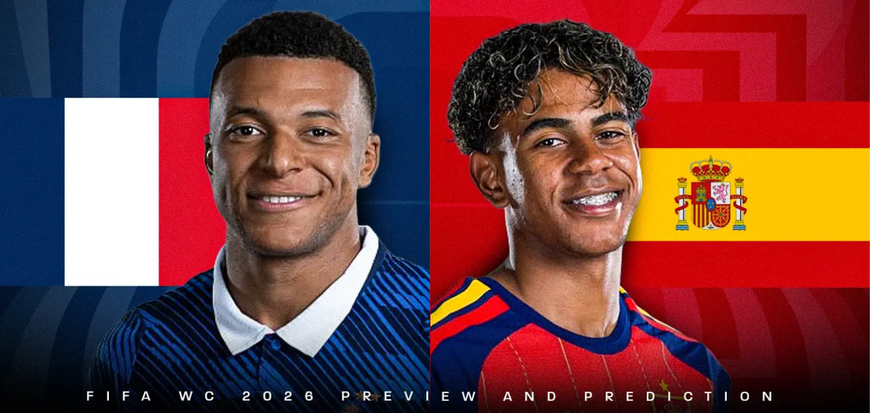 France vs Spain | FIFA World Cup 2026 — Semi-Finals | Preview and Predictions