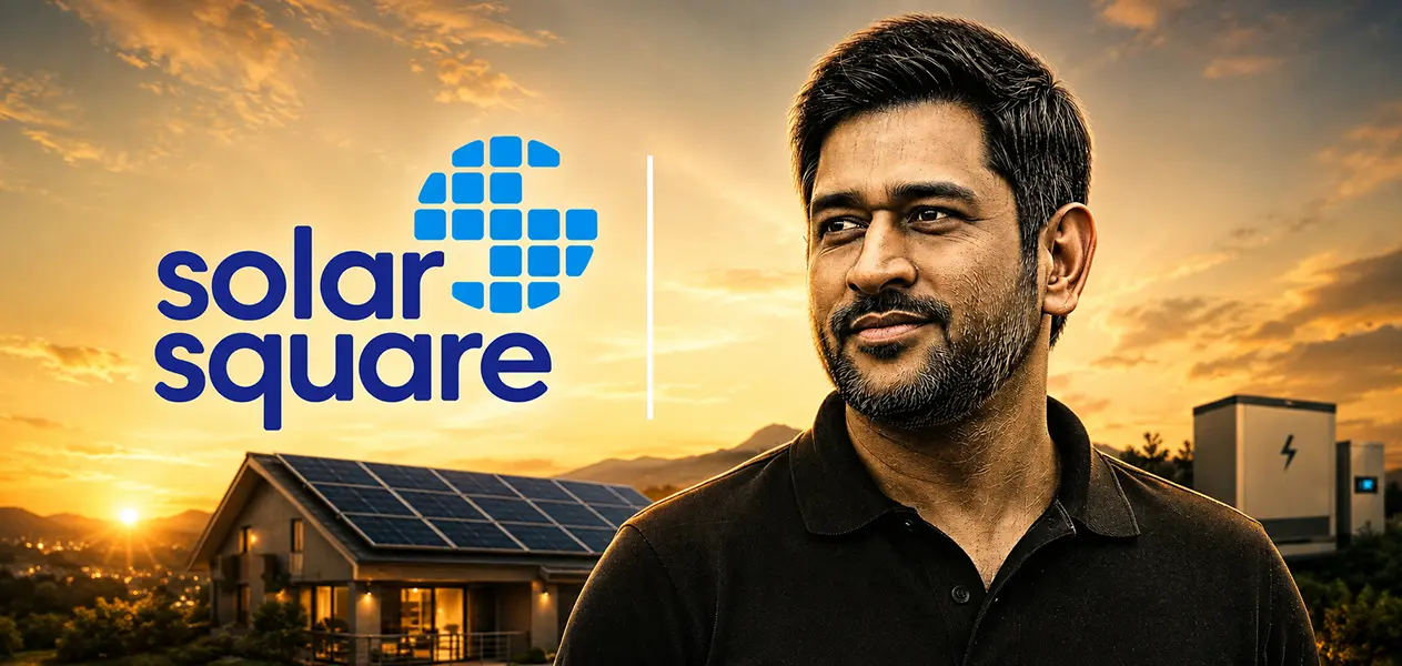 MS Dhoni SolarSquare