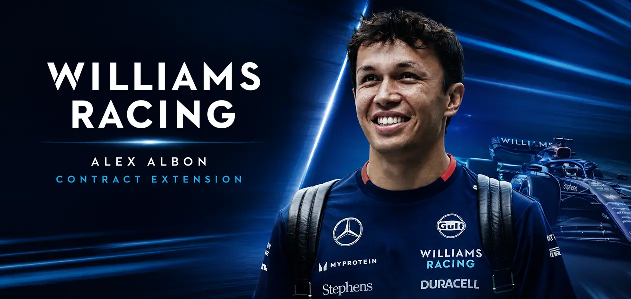 Alex Albon Williams extension F1 2027 season