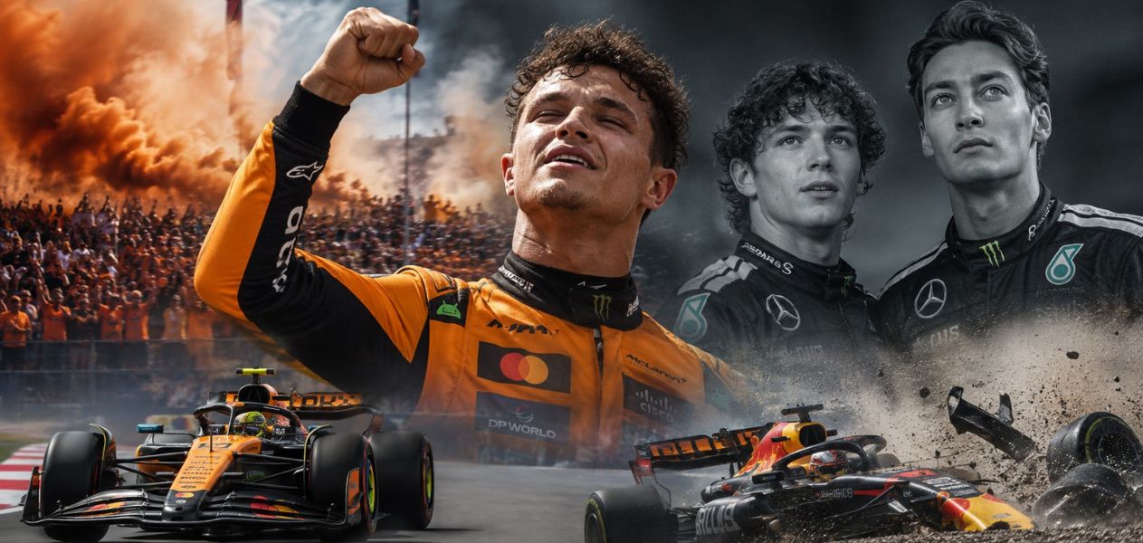 F1 Dutch Grand Prix 2026 Recap: Norris wins in Zandvoort as Verstappen crashes out at home