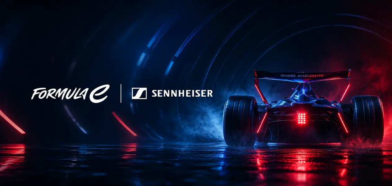 Formula E announces new partnership with Sennheiser