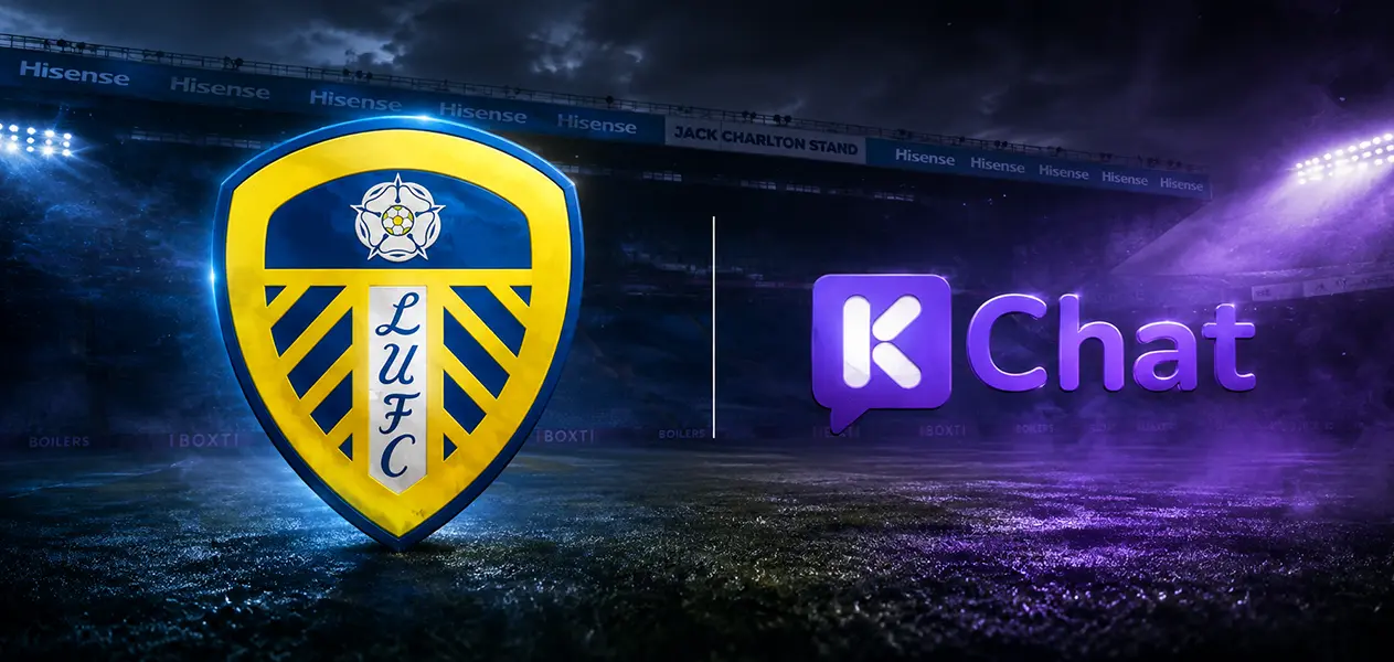 Leeds United signs new sleeve partnership with KChat