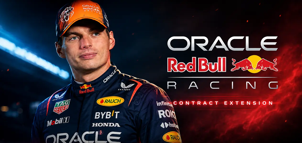 Verstappen commits to Red Bull with new multi-year contract extension