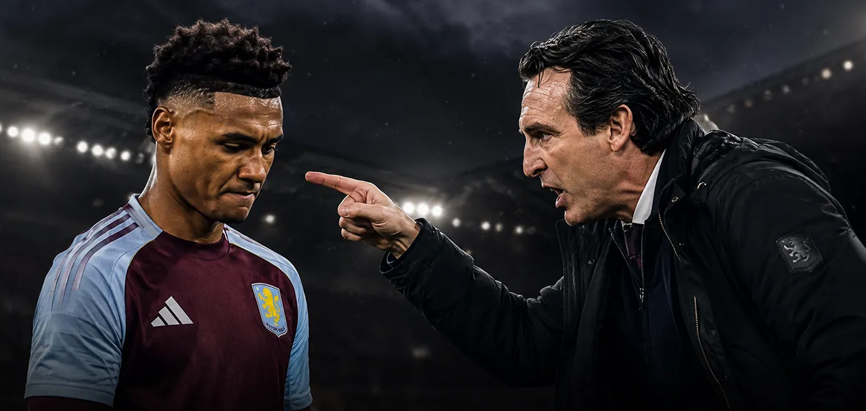 Unai Emery’s stony silence on Ollie Watkins following his absence in Brighton defeat