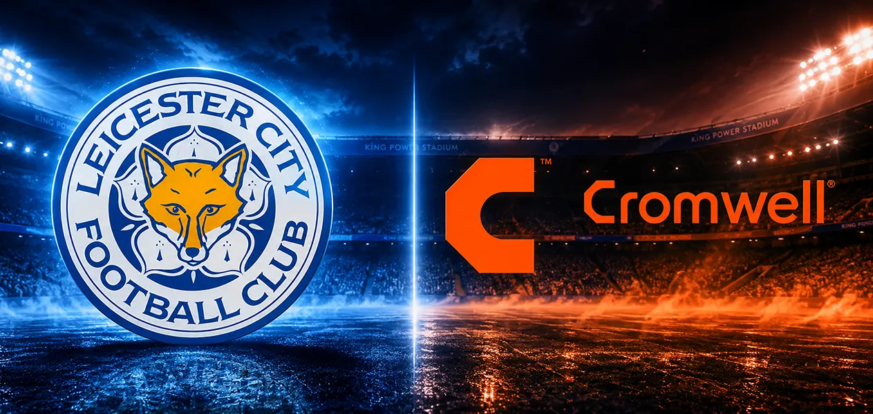 Leicester City Cromwell back of shirt partner