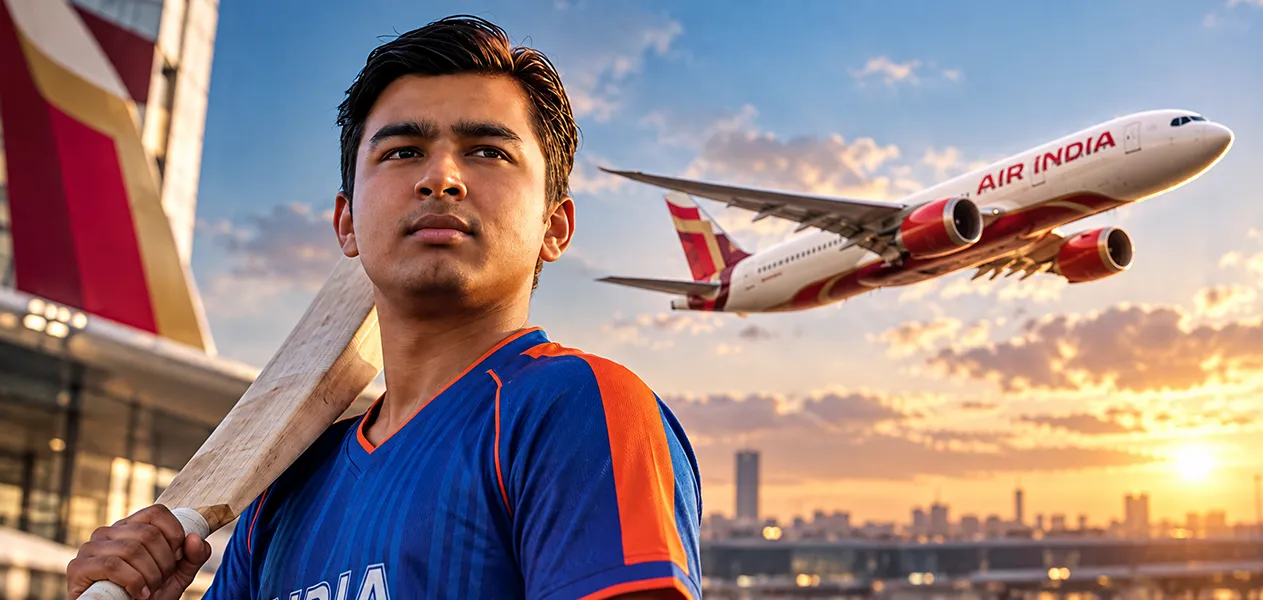 Vaibhav Sooryavanshi stars in latest Air India campaign